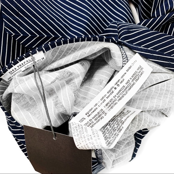 Zara “no princess here” blue striped dress - Picture 7 of 7